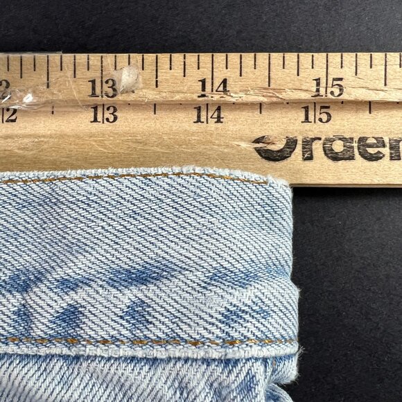 VTG Levi's Jean Men 29x29* 550 Relaxed Straight Light Blue Faded Denim Tag 31x30 - Picture 16 of 16